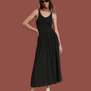 Rag & Bone Black Dancer Tank Dress